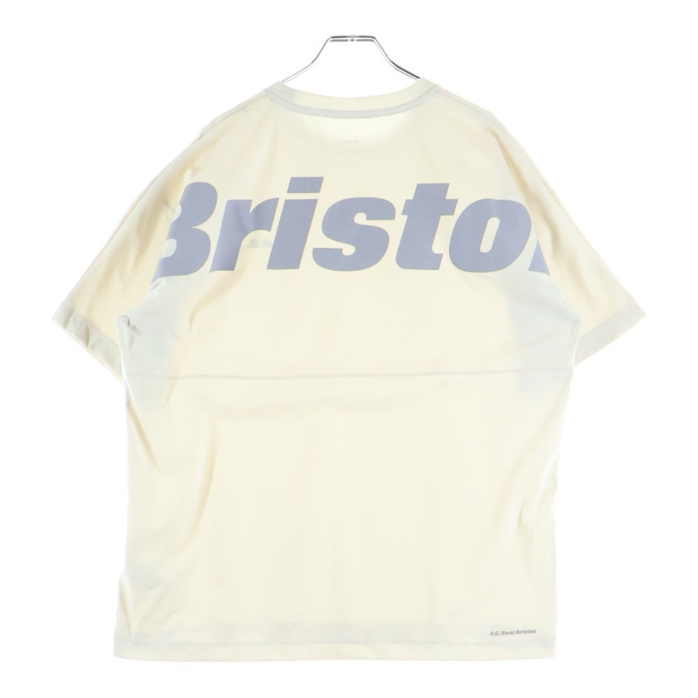 F.C.R.B./F.C.Real Bristol/FCRB(エフシーアールビー/エフシーレアルブリストル) 25SS BIG LOGO S/S BAGGY TEE バックビッグロゴプリントTシャツ 半袖クルーネックカットソー ベージュ FCRB-250085