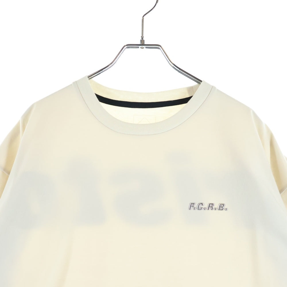 F.C.R.B./F.C.Real Bristol/FCRB(エフシーアールビー/エフシーレアルブリストル) 25SS BIG LOGO S/S BAGGY TEE バックビッグロゴプリントTシャツ 半袖クルーネックカットソー ベージュ FCRB-250085