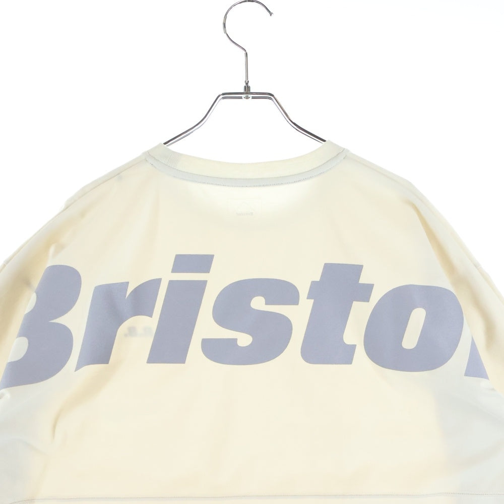 F.C.R.B./F.C.Real Bristol/FCRB(エフシーアールビー/エフシーレアルブリストル) 25SS BIG LOGO S/S BAGGY TEE バックビッグロゴプリントTシャツ 半袖クルーネックカットソー ベージュ FCRB-250085