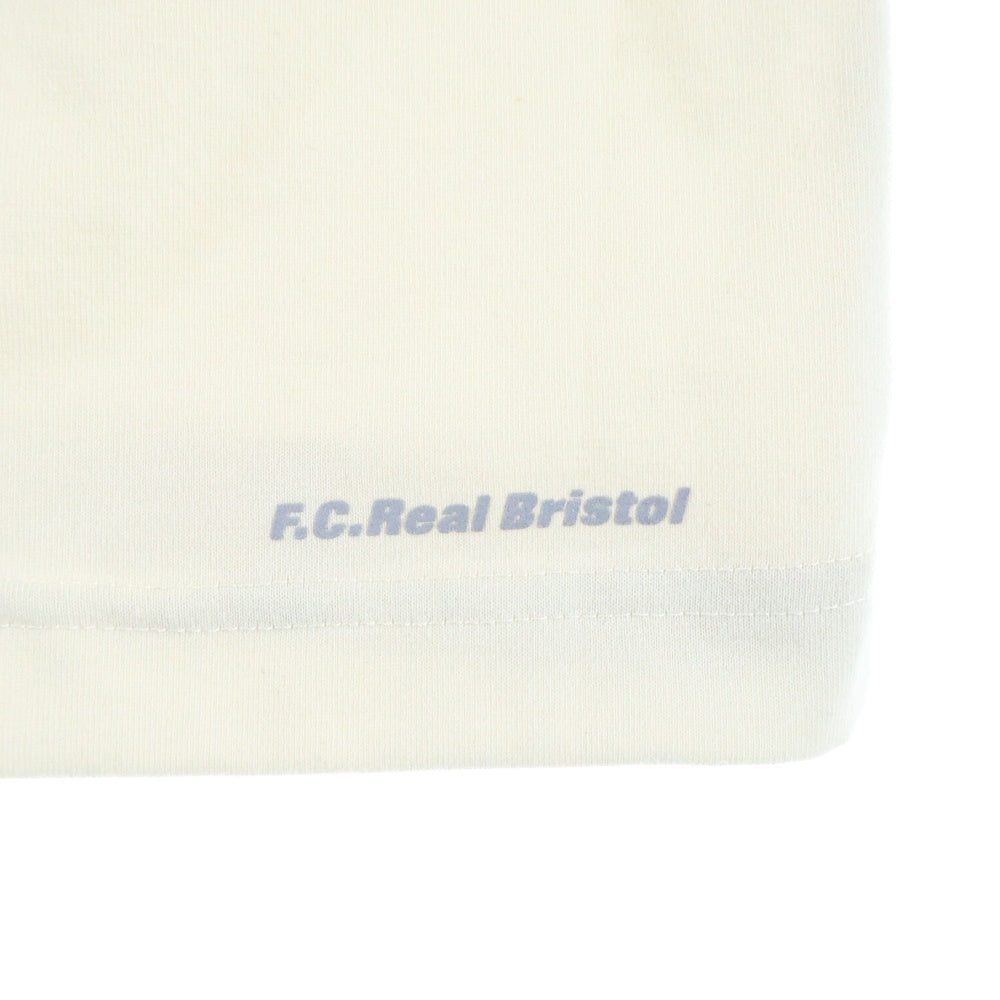 F.C.R.B./F.C.Real Bristol/FCRB(エフシーアールビー/エフシーレアルブリストル) 25SS BIG LOGO S/S BAGGY TEE バックビッグロゴプリントTシャツ 半袖クルーネックカットソー ベージュ FCRB-250085