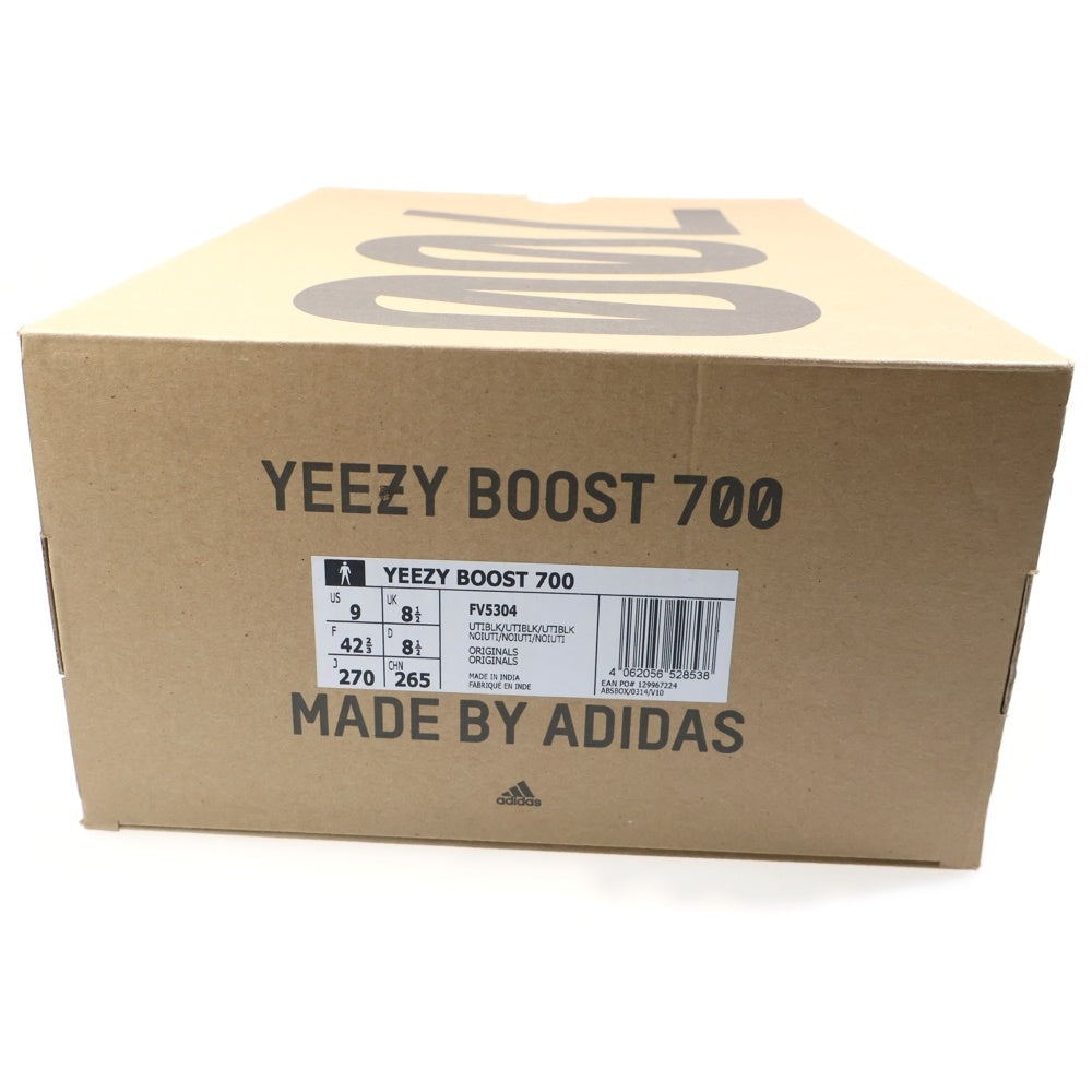 adidas(アディダス) YEEZY BOOST 700 UTILITY BLACK イージーブースト700 ローカットスニーカー ブラック US9/27cm FV5304