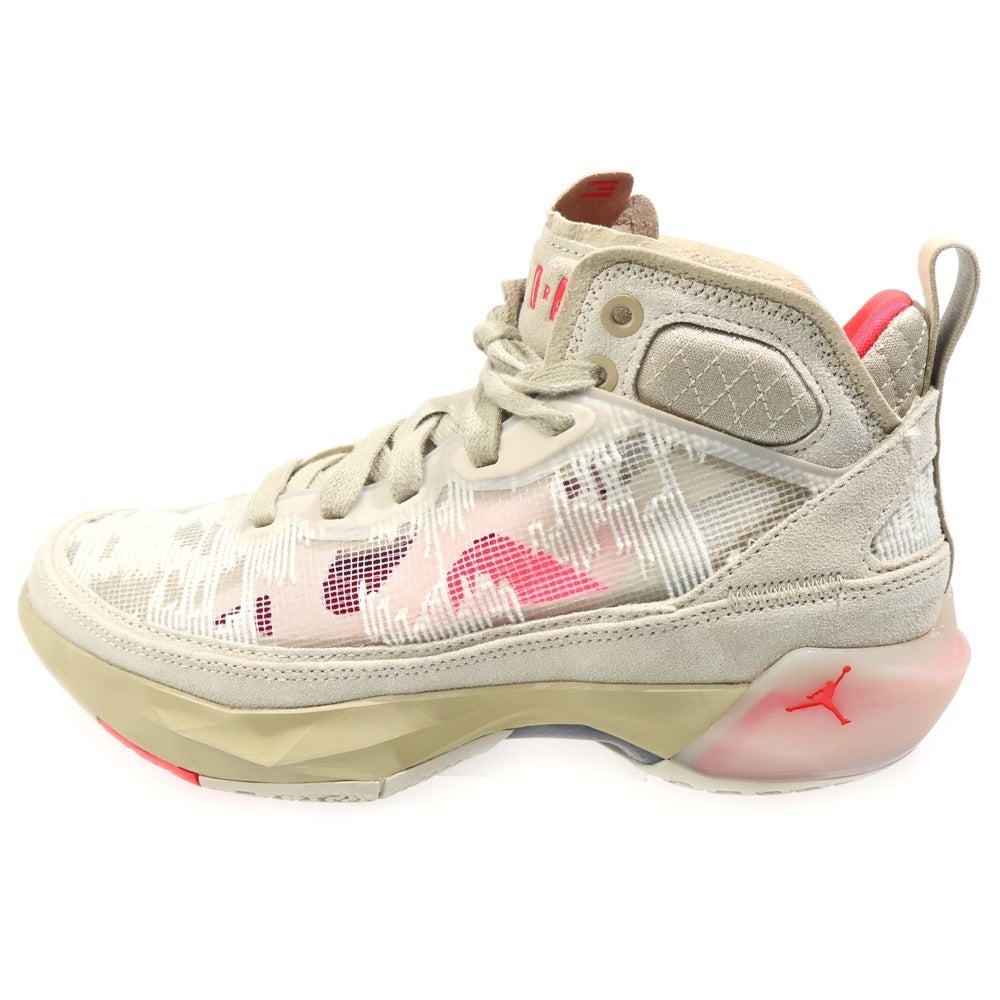 NIKE(ナイキ) AIR JORDAN 37 PRM RATTAN LIME STONE エア ジョーダン ラタン ライムストーン ミッドカットスニーカー レディース グレー US6/24cm FD6720-200