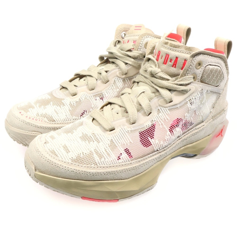 NIKE(ナイキ) AIR JORDAN 37 PRM RATTAN LIME STONE エア ジョーダン ラタン ライムストーン ミッドカットスニーカー レディース グレー US6/24cm FD6720-200