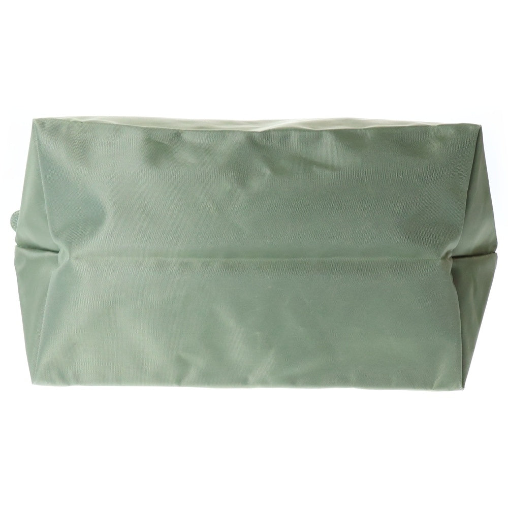 LONGCHAMP(ロンシャン) ロングハンドルホースロゴエンブロイダリー ハンドバック トートバック グリーン レディース L1899619549