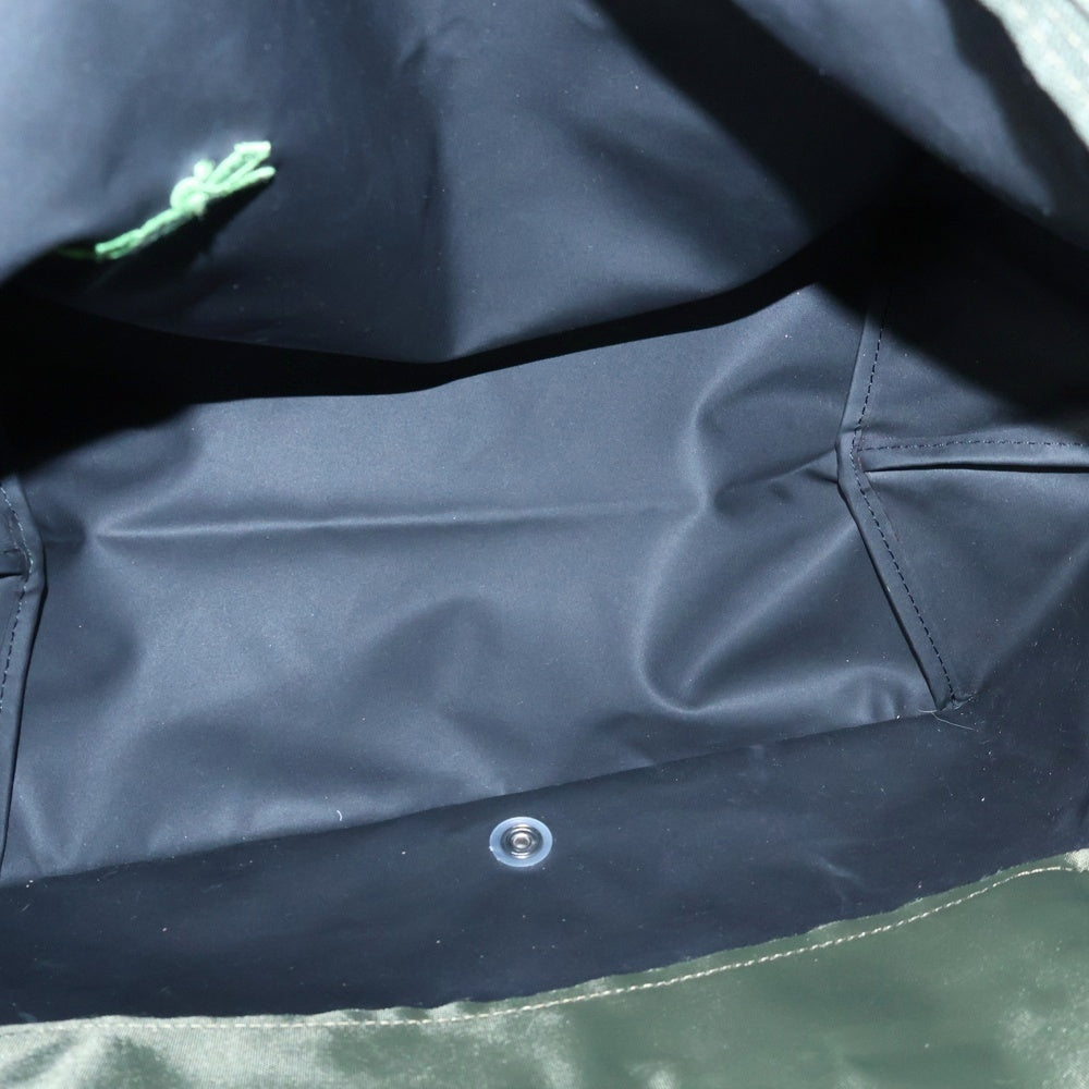 LONGCHAMP(ロンシャン) ロングハンドルホースロゴエンブロイダリー ハンドバック トートバック グリーン レディース L1899619549