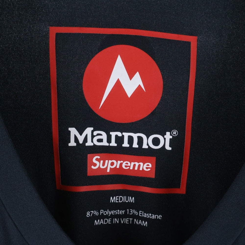 SUPREME(シュプリーム) 25AW ×Marmot Base Layer L/S Top マーモット ベースレイヤー長袖トップス ブラック