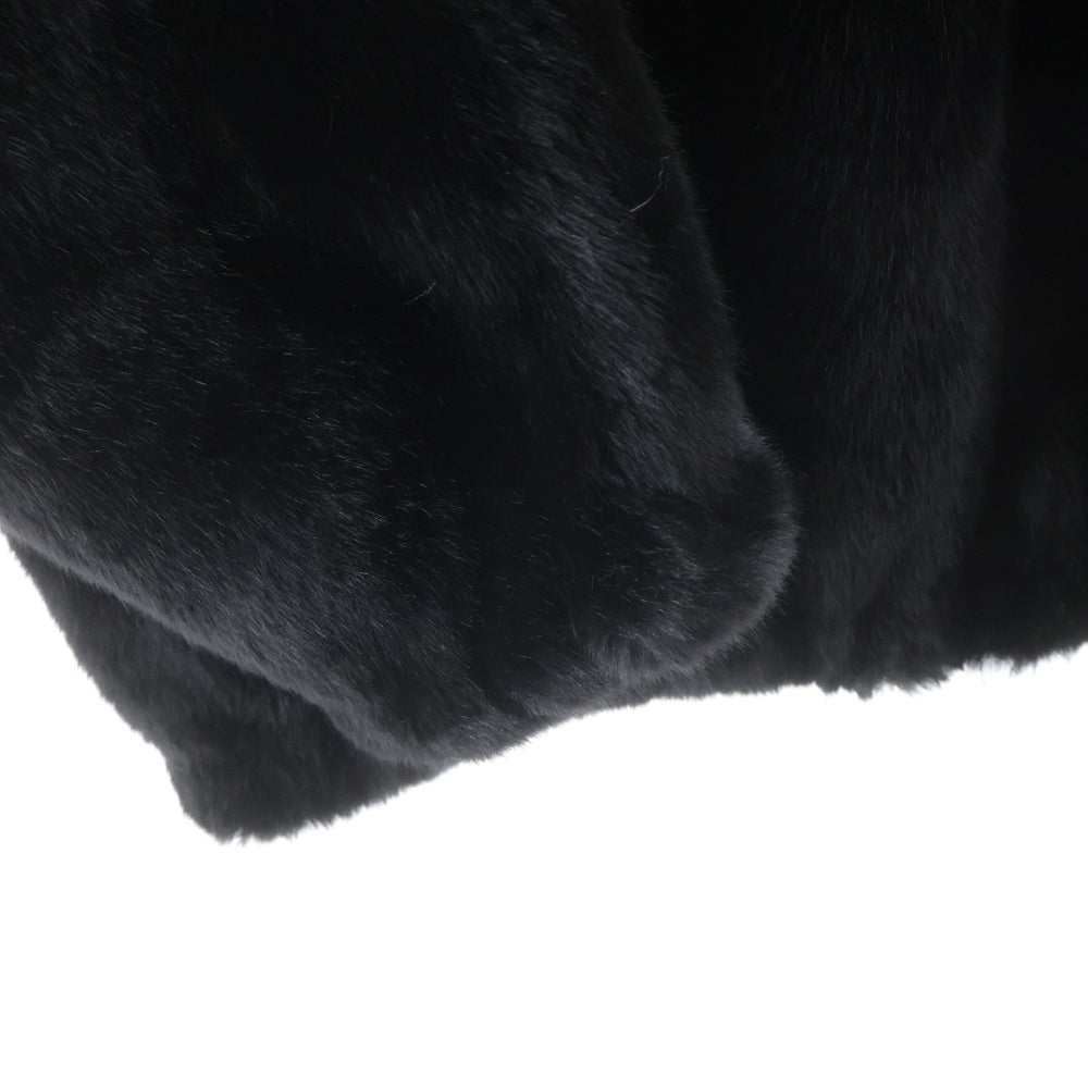 SUPREME(シュプリーム) 17SS Fake Fur Bomber Jacket Black バックロゴデザイン フォウファー ボンバー ジャケット ブラック