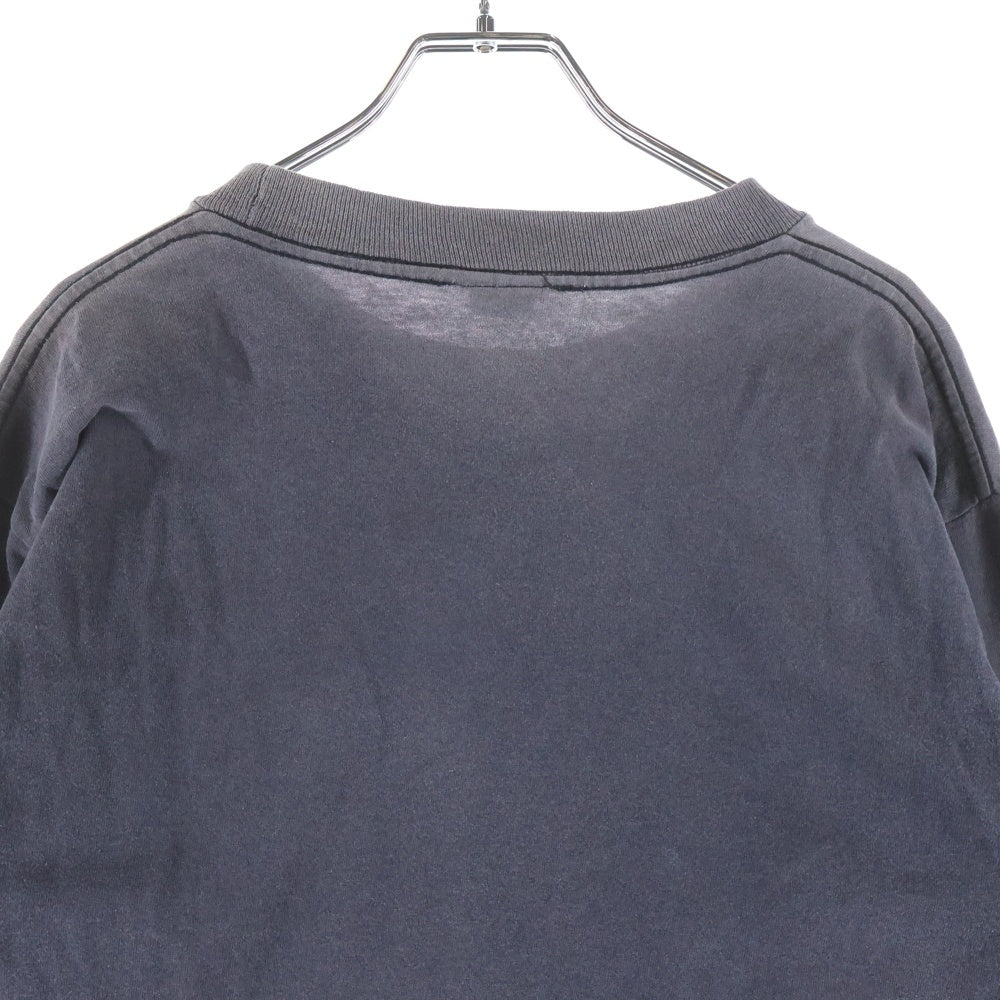 CHROME HEARTS(クロムハーツ) OLD FOTI SCROLL LOGO L/S TEE フォティー スカルロゴプリントTシャツ クルーネック 長袖 カットソー ブラック