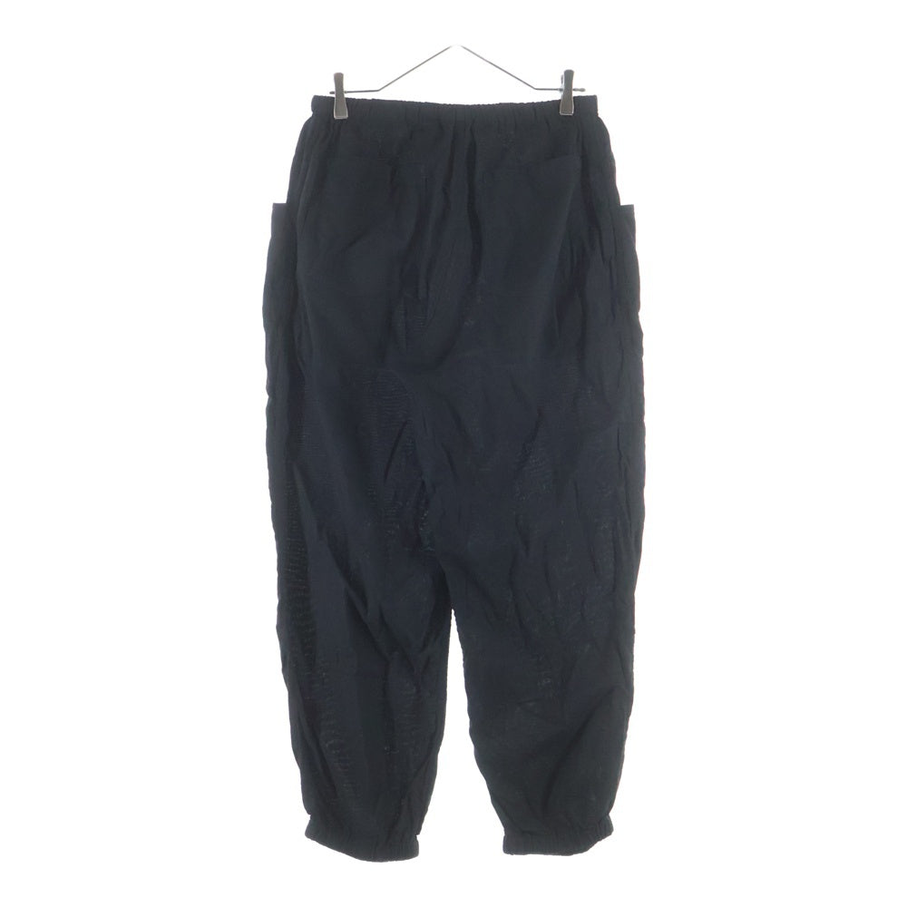 COMOLI(コモリ) 24SS オックス ドローストリングパンツ コットン イージーパンツ ブラック Z01-03022