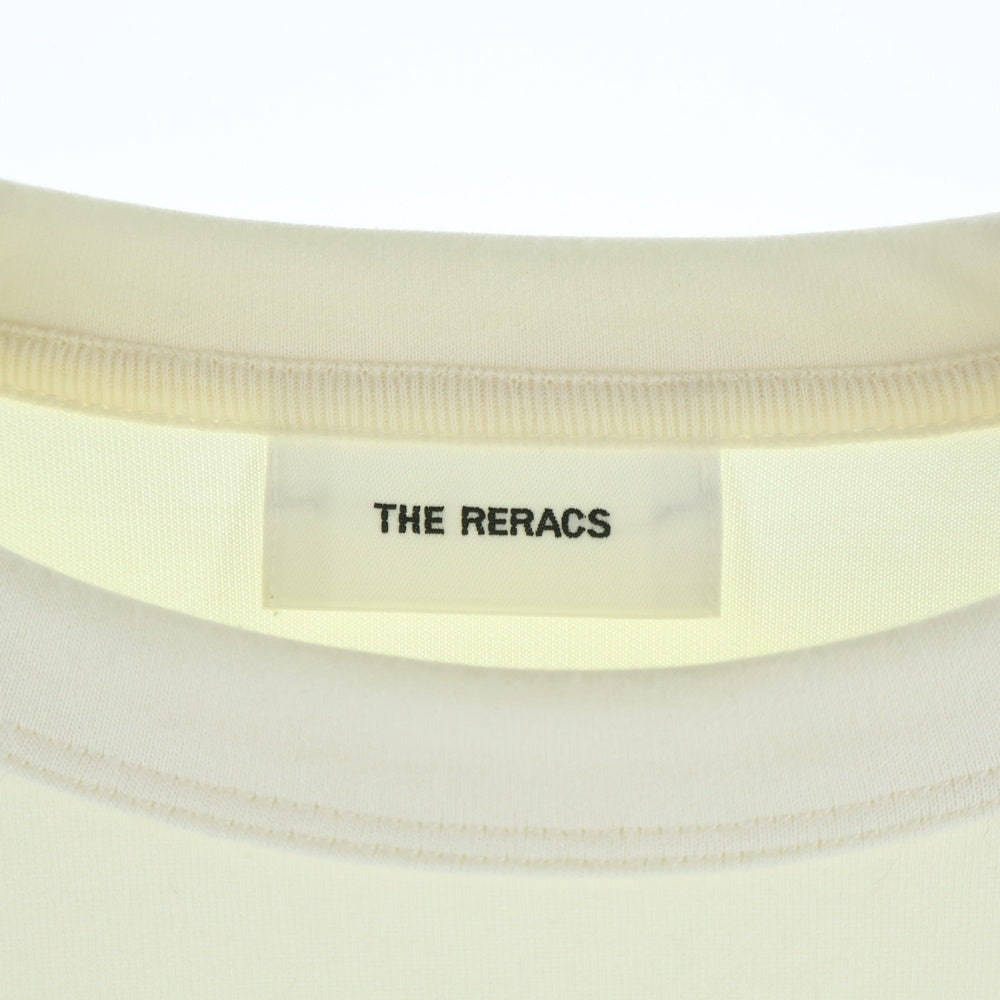 THE RERACS(ザ リラクス) 22AW LON6 SLEEVE COMAND T-SHIRT コマンド クルーネック カットソー 長袖Tシャツ ホワイト 22FW-RECS-368-J