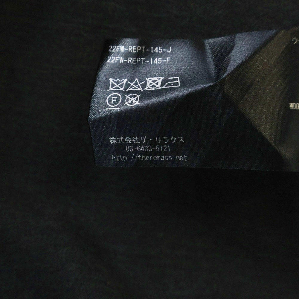 COMOLI(コモリ) 22AW THE EASY SLACKS TAPERED ザイージー ドローストリング テーパード スラックスパンツ ブラック 22FW-REPT-145-J