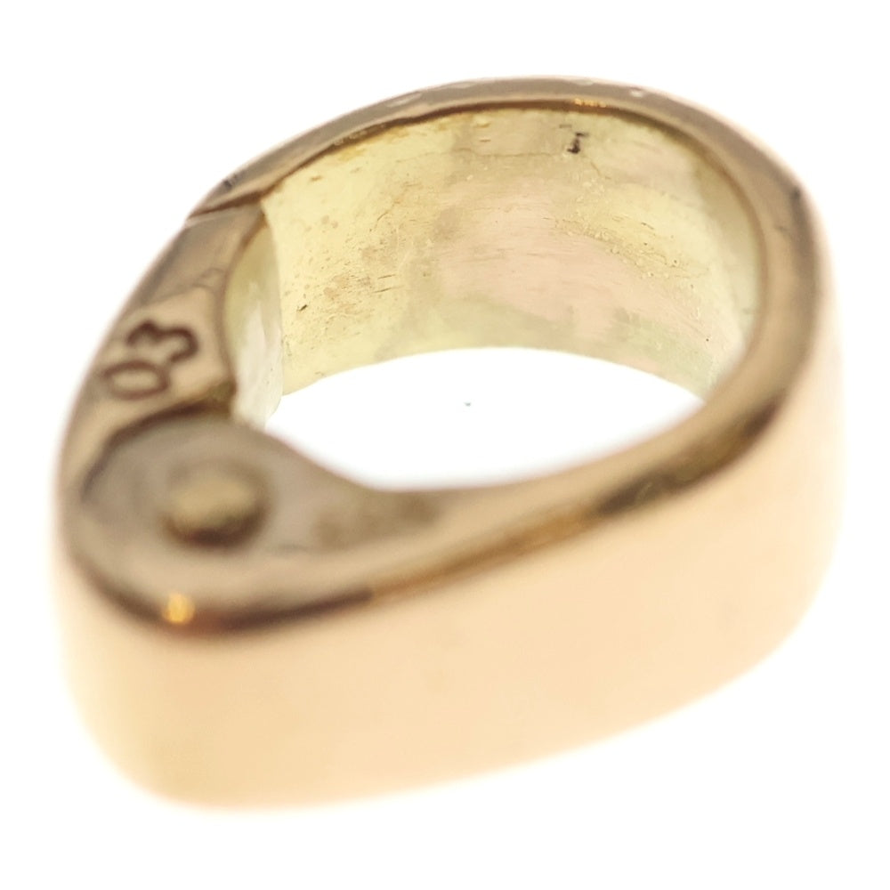CHROME HEARTS(クロムハーツ) 22K PLAIN BALE プレーンベイル ネックレストップ ゴールド
