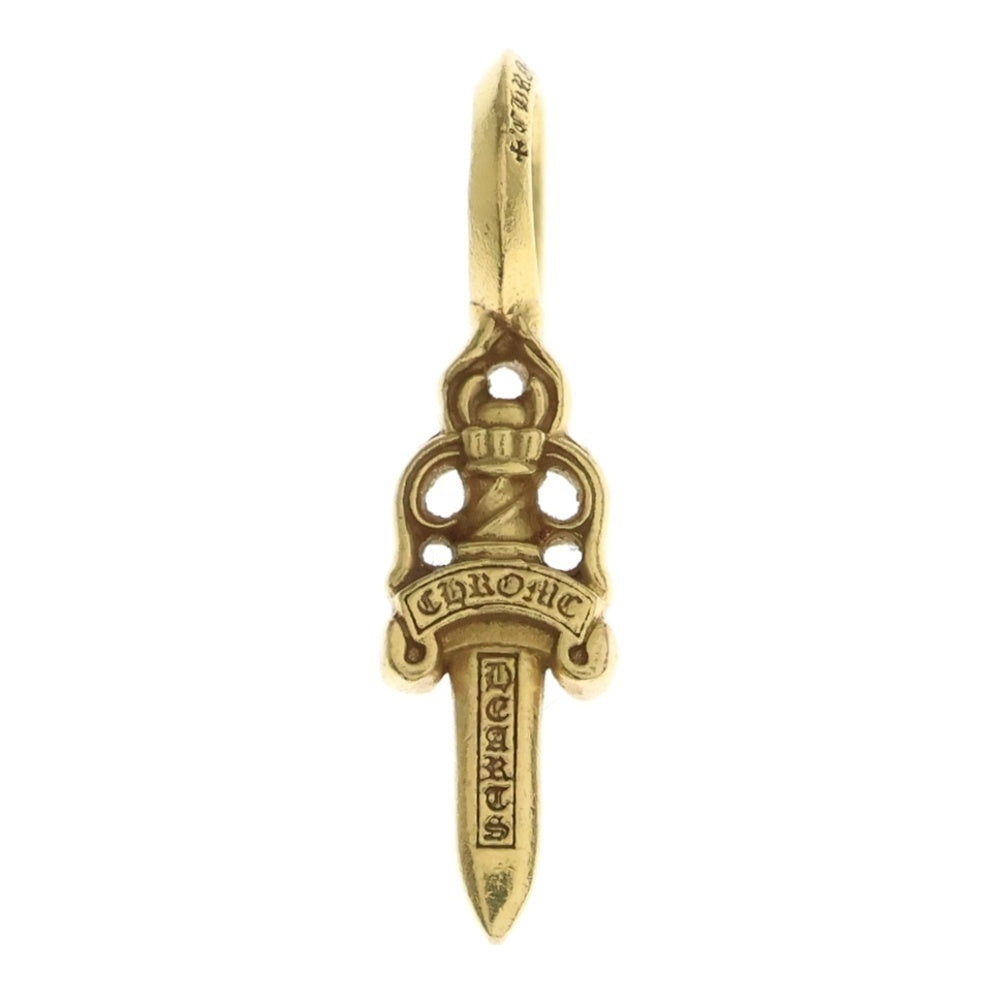 CHROME HEARTS(クロムハーツ) 22K STACK DAGGER V2 ダガースタックチャーム ペンダントトップ ゴールド