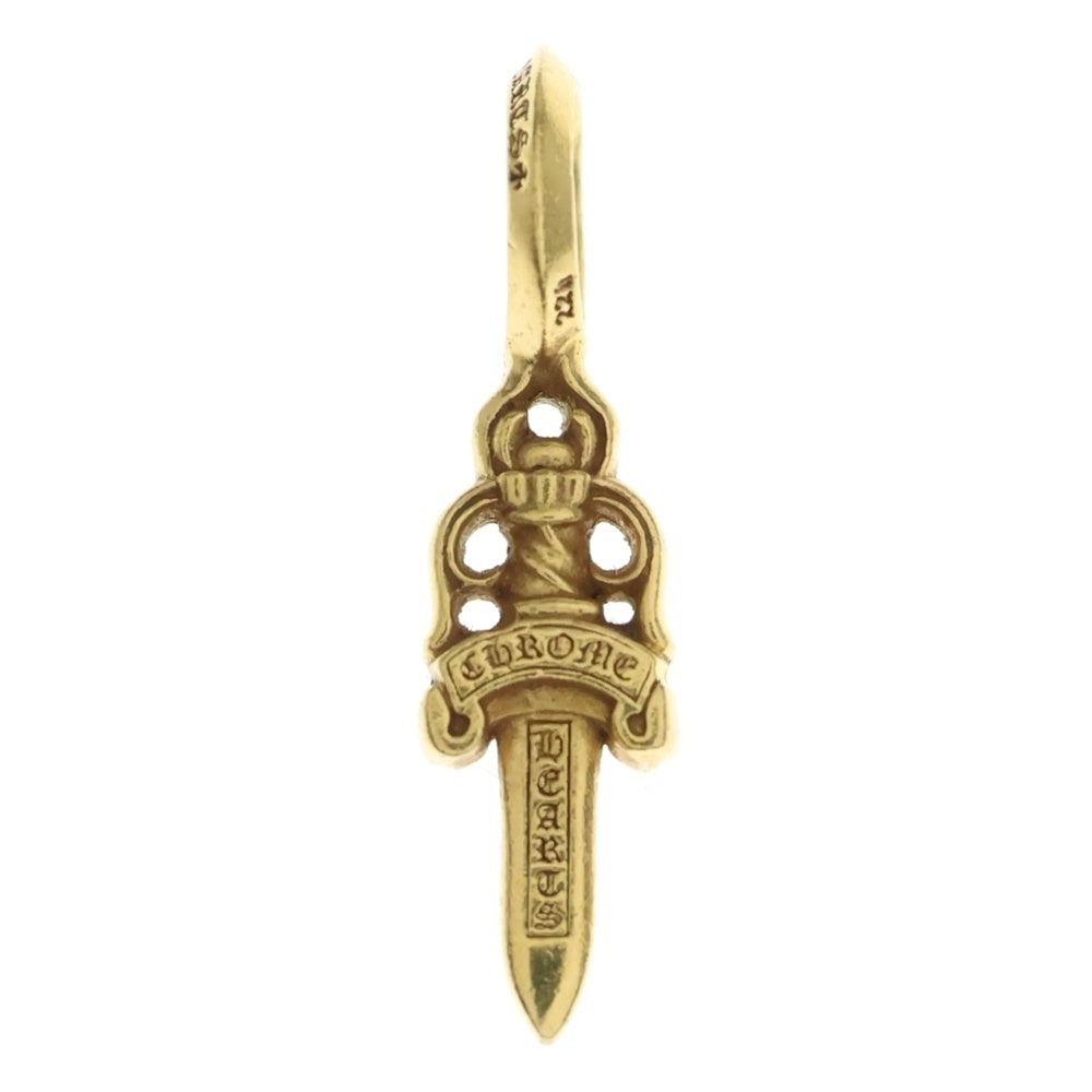 CHROME HEARTS(クロムハーツ) 22K STACK DAGGER V2 ダガースタックチャーム ペンダントトップ ゴールド