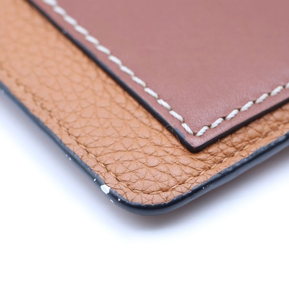 LOEWE(ロエベ) アナグラム レザー コインケース ブラウン レディース