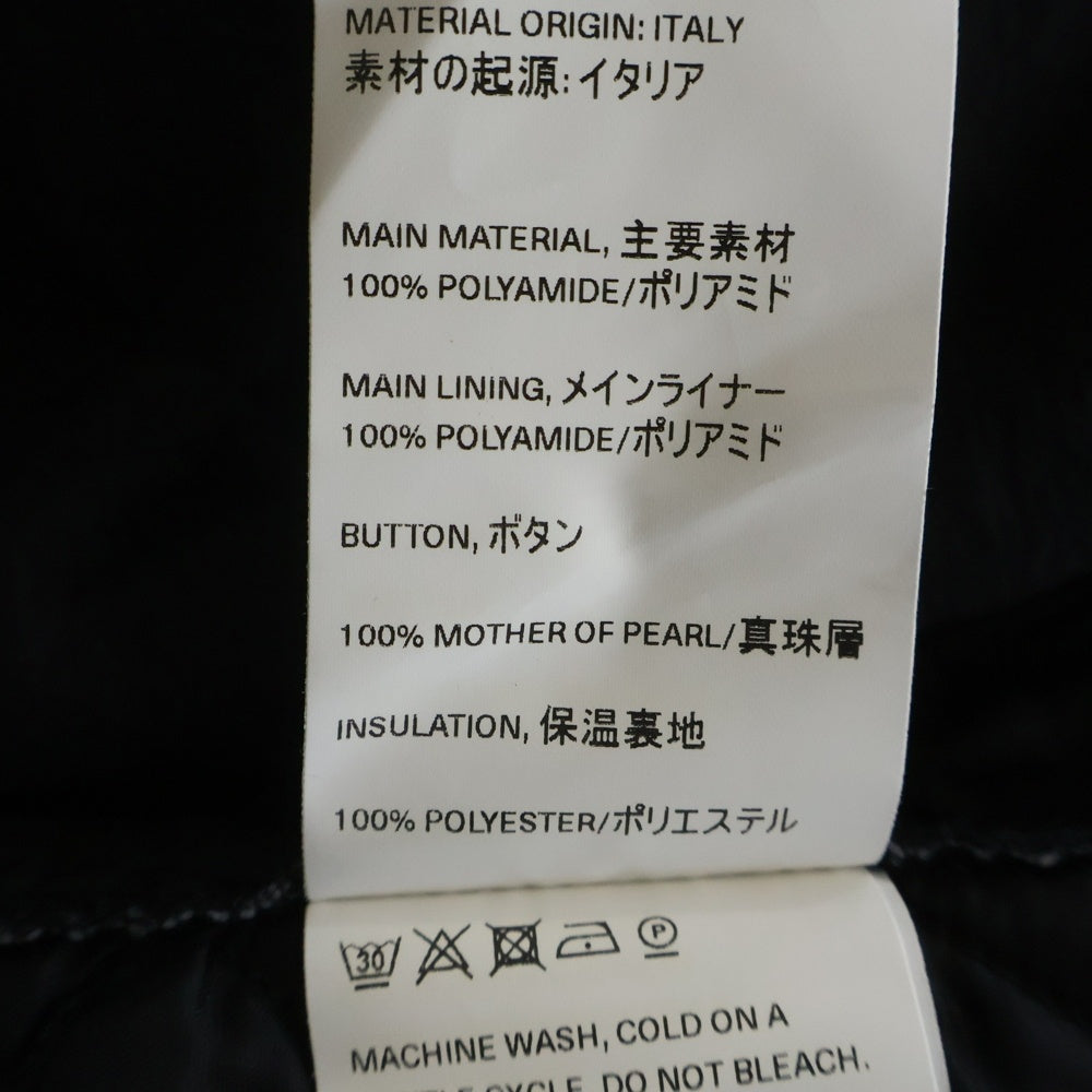 OUR LEGACY(アワーレガシー) TECH BORROWED JACKET ナイロンテック ボロウド 中綿ジャケット ブラック M4192TP