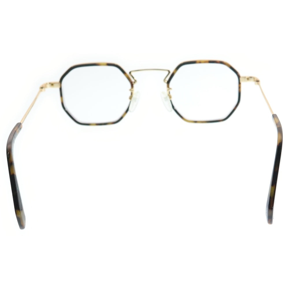Yohji Yamamoto(ヨウジヤマモト) YY1066 611 オクタゴンシェイプ ゴールド金具 アイウェア サングラス メガネ ブラウン/ゴールド 度入り レディース