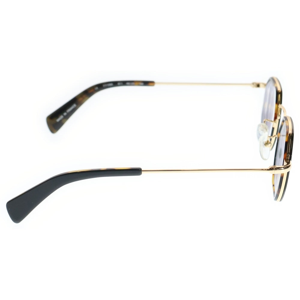 Yohji Yamamoto(ヨウジヤマモト) YY1066 611 オクタゴンシェイプ ゴールド金具 アイウェア サングラス メガネ ブラウン/ゴールド 度入り レディース