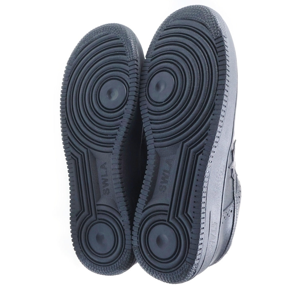 NUMBER (N)INE(ナンバーナイン) ×STAR WALK スターウォーク レザー ローカットスニーカー ブラック/ホワイト US8/26cm SW1805 10022