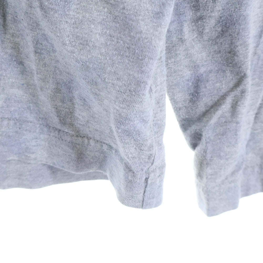 COMME des GARCONS HOMME(コムデギャルソンオム) 01AW AD2001 銀タグ ダイイングデザイン クルーネックカットソー 長袖Tシャツ グレー HD-T017