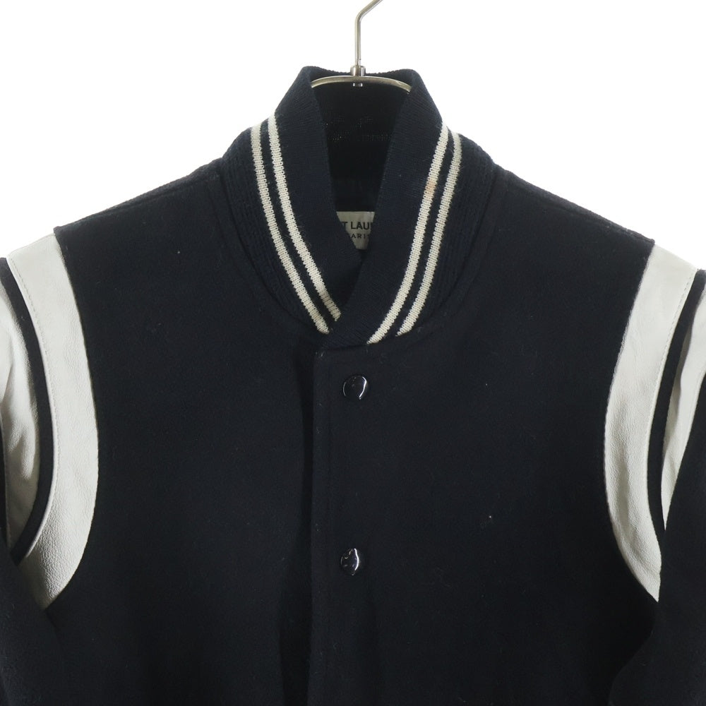 SAINT LAURENT PARIS(サンローランパリ) Teddy Jacket テディジャケットスタジャン ブラック 354718 YYL80