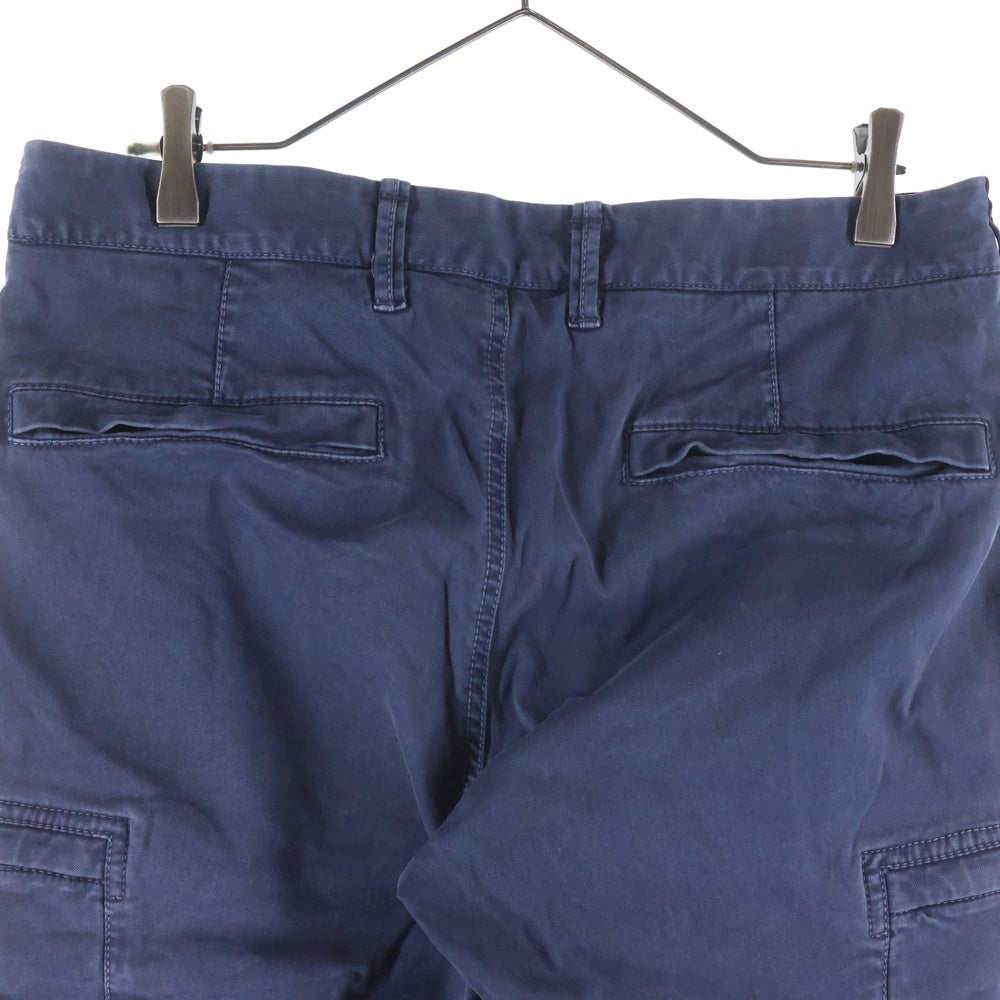 STONE ISLAND(ストーンアイランド) PANTALON CARGO パンタロン ジップフライ コットンパンツ ネイビー 7315321L1