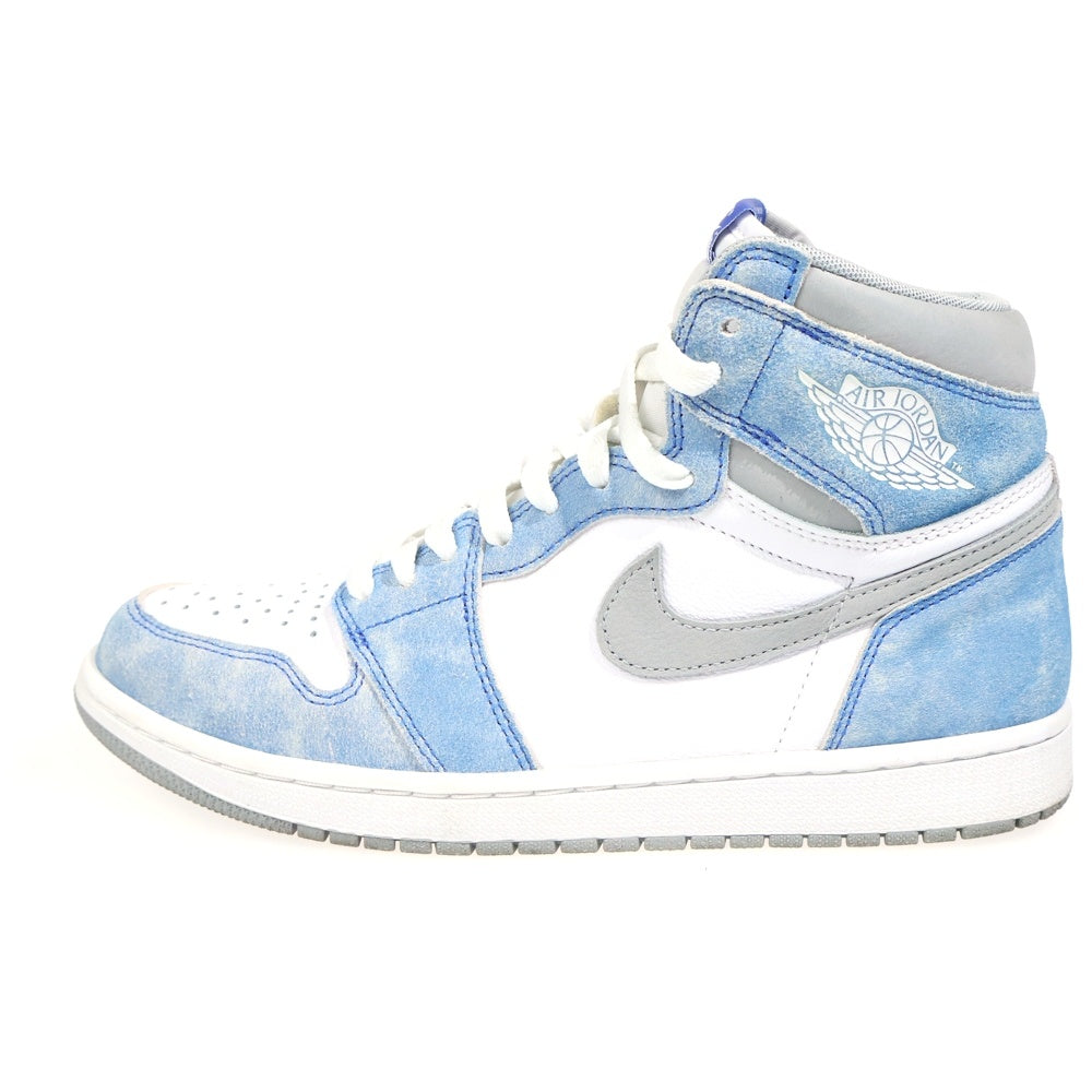 NIKE(ナイキ) AIR JORDAN 1 HIGH OG HYPER ROYAL エアジョーダン1 ハイパーロイヤル ハイカットスニーカー シューズ ホワイト/ブルー US9/27cm 555088-402