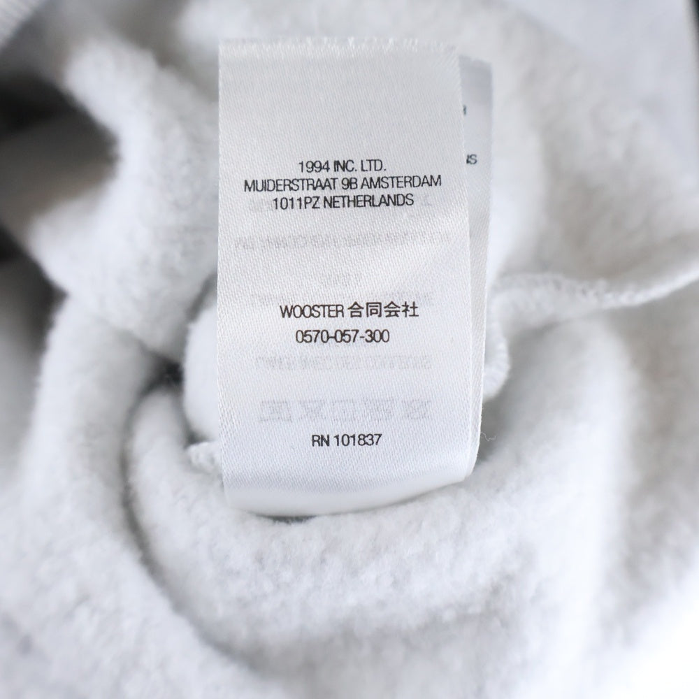 SUPREME(シュプリーム) 22SS Baseball Jersey hooded sweatshirt フロント エンブロイダリー ベースボール レイヤード スウェット プルオーバー パーカーフーディ ブラック/グレー