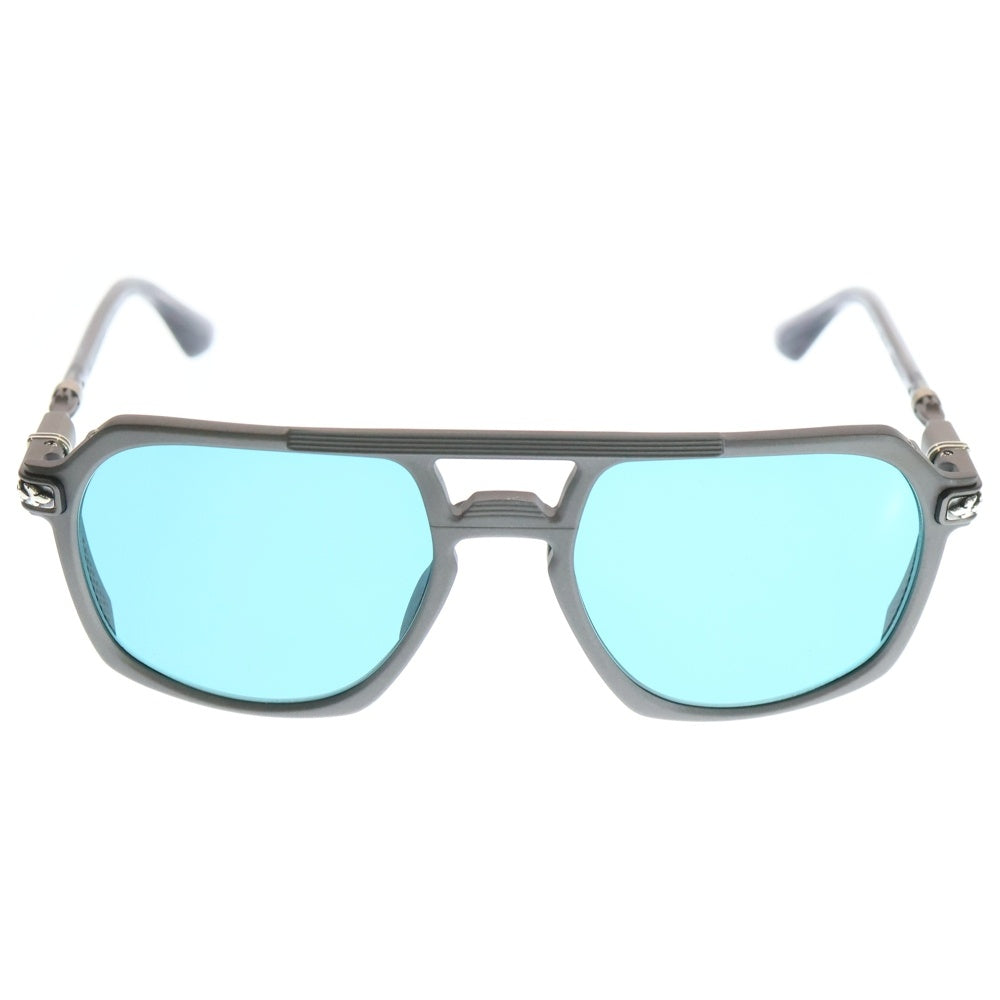 CHROME HEARTS(クロムハーツ) HUMIDITITTY ヒューミディティティ フレアニーテンプル パイロットフレーム サングラス メガネ グレー/ブルー