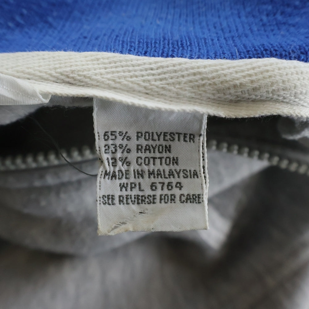 Christian Dior MONSIEUR(クリスチャンディオールムッシュ) ロゴエンブロイダリーデザイン リブカラー切り替え ジップアップジャケット グレー