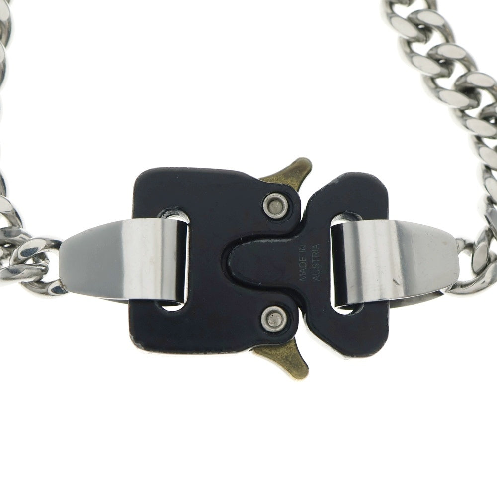 1017 ALYX 9SM(アリクス) コブラバックル ロゴデザイン ネックレス シルバー 18-1183