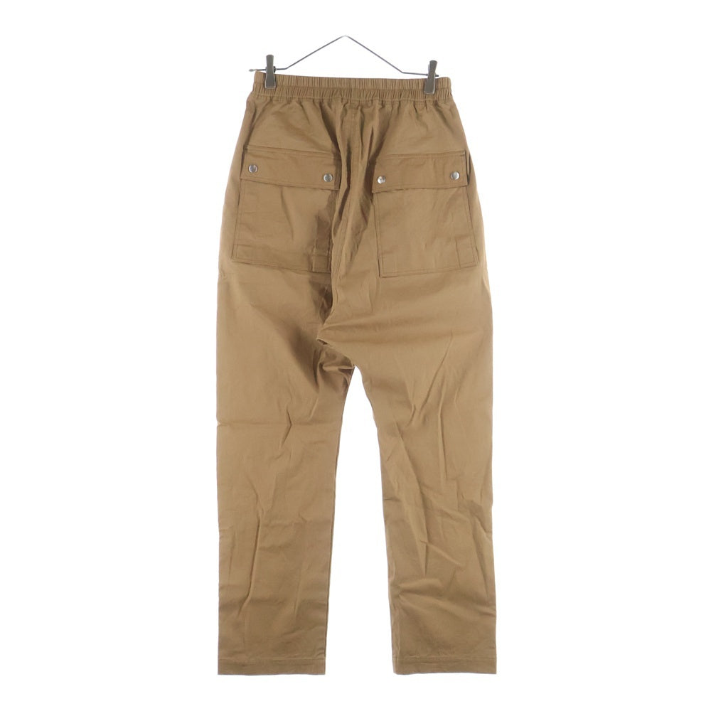 Rick Owens(リックオウエンス) 21SS PHLEGETHON BELA TROUSERS フレゲトン ベラ ドローストリング ジップアップ ナイロンパンツ ブラウン RU21S6361-TE