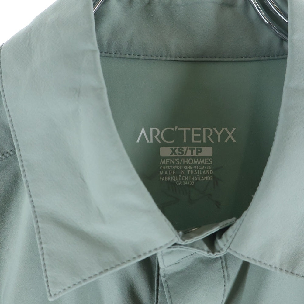 ARC'TERYX(アークテリクス) バックプリント 1ポケット 半袖シャツ カーキ