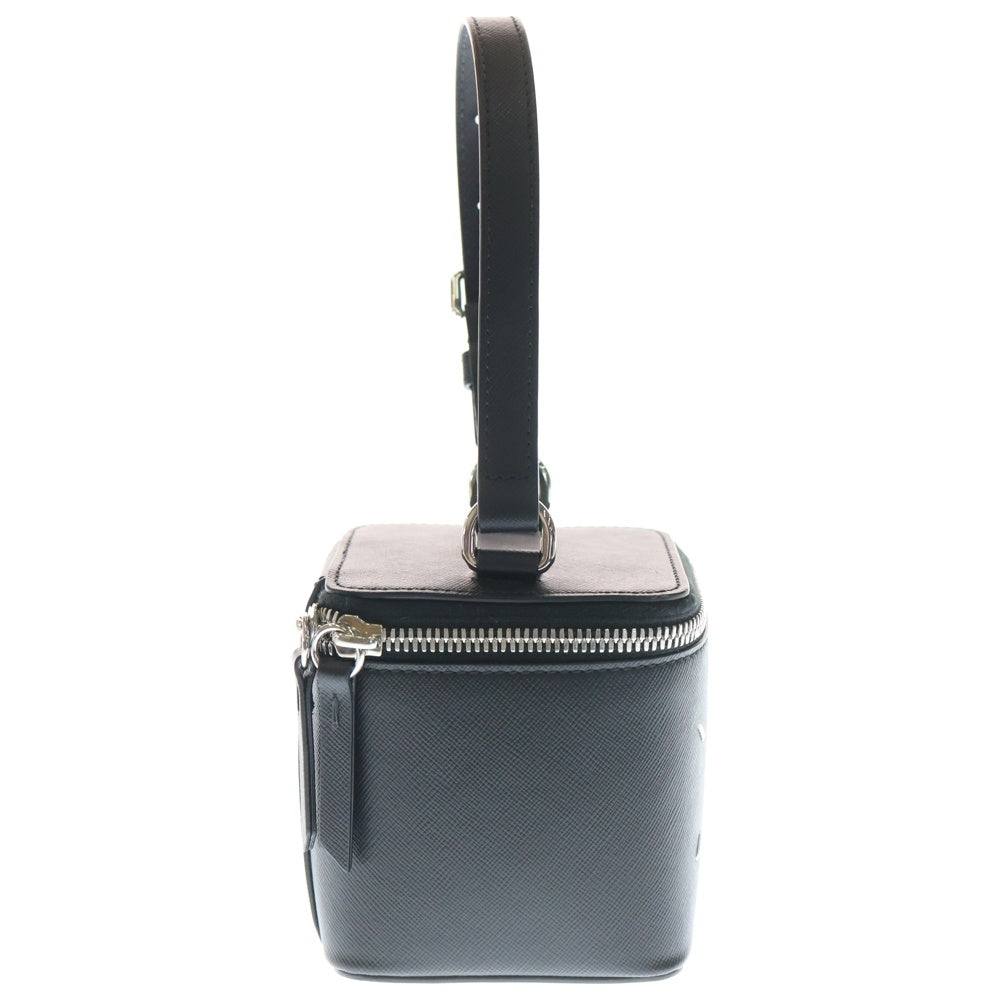 良品　メゾン　マルジェラ　レザー　ケース　小物入れ　ブラック　黒　箱付き Maison Margiela(メゾンマルジェラ) 24SS MINI BOX BAG レザー ミニ