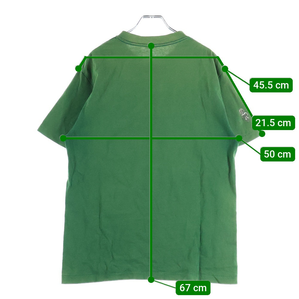 STUSSY(ステューシー) 90S VINTAGE OLD USA製 オールド インディアンプリント ヴィンテージ Tシャツ 半袖カットソー グリーン