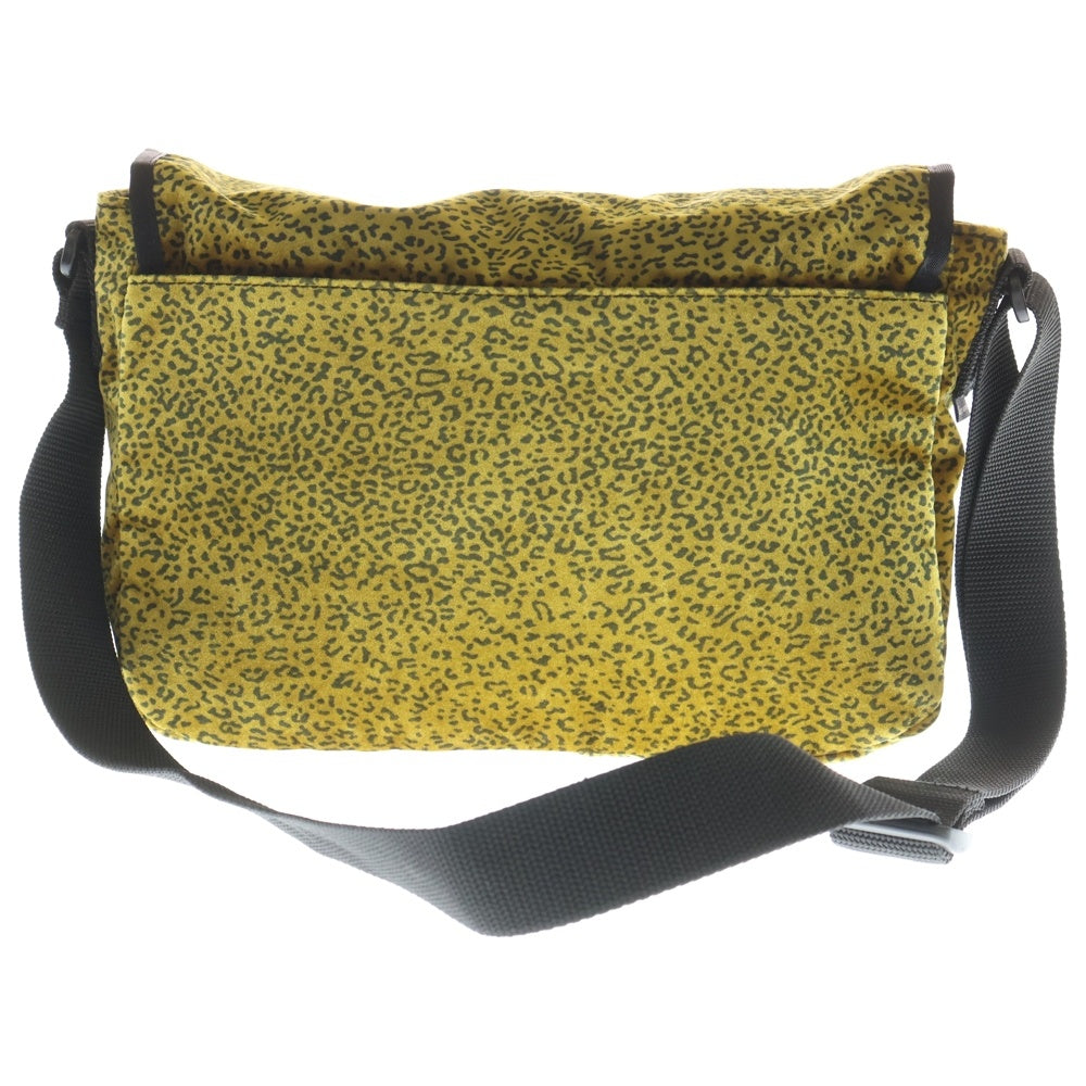 SUPREME(シュプリーム) 25AW Velvet small Messenger Bag べルベット レオパード柄 スモール メッセンジャーバッグ イエロー