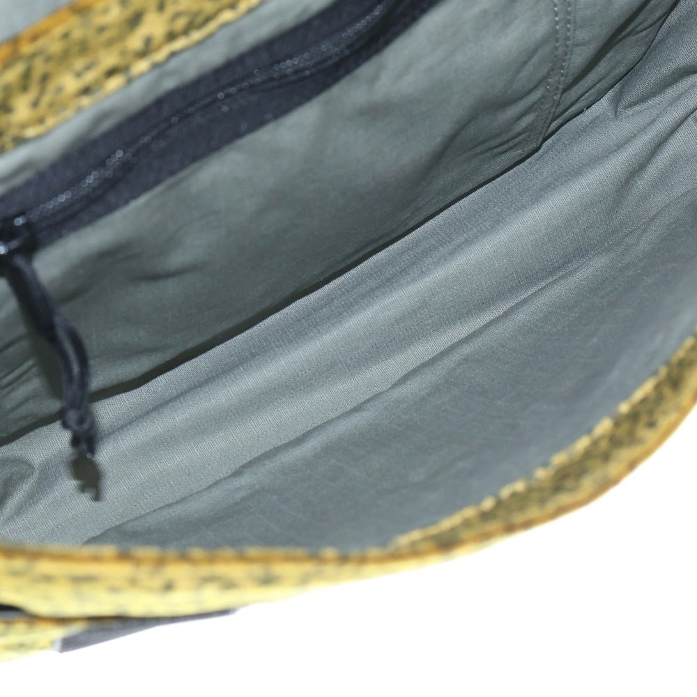 SUPREME(シュプリーム) 25AW Velvet small Messenger Bag べルベット レオパード柄 スモール メッセンジャーバッグ イエロー