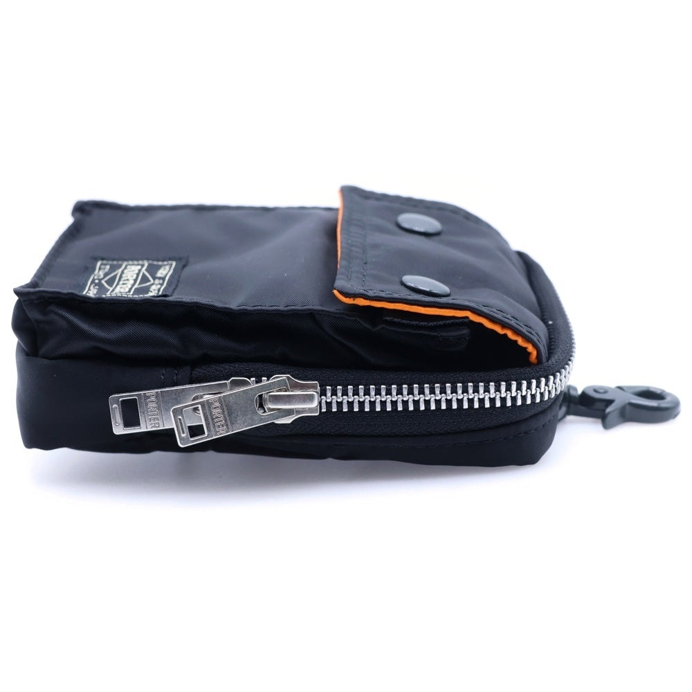 PORTER(ポーター) TANKER POUCH ロゴパッチ タンカー ポーチ スマホケース ブラック