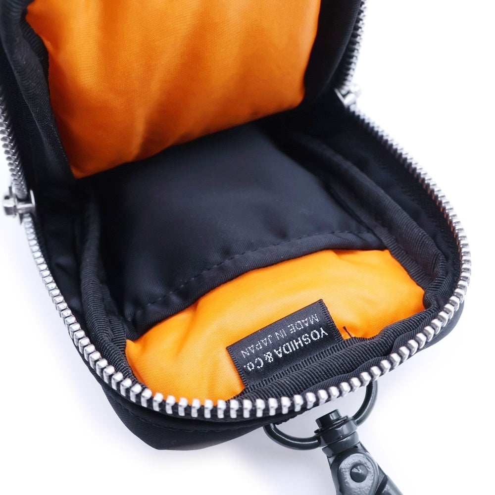 PORTER(ポーター) TANKER POUCH ロゴパッチ タンカー ポーチ スマホケース ブラック