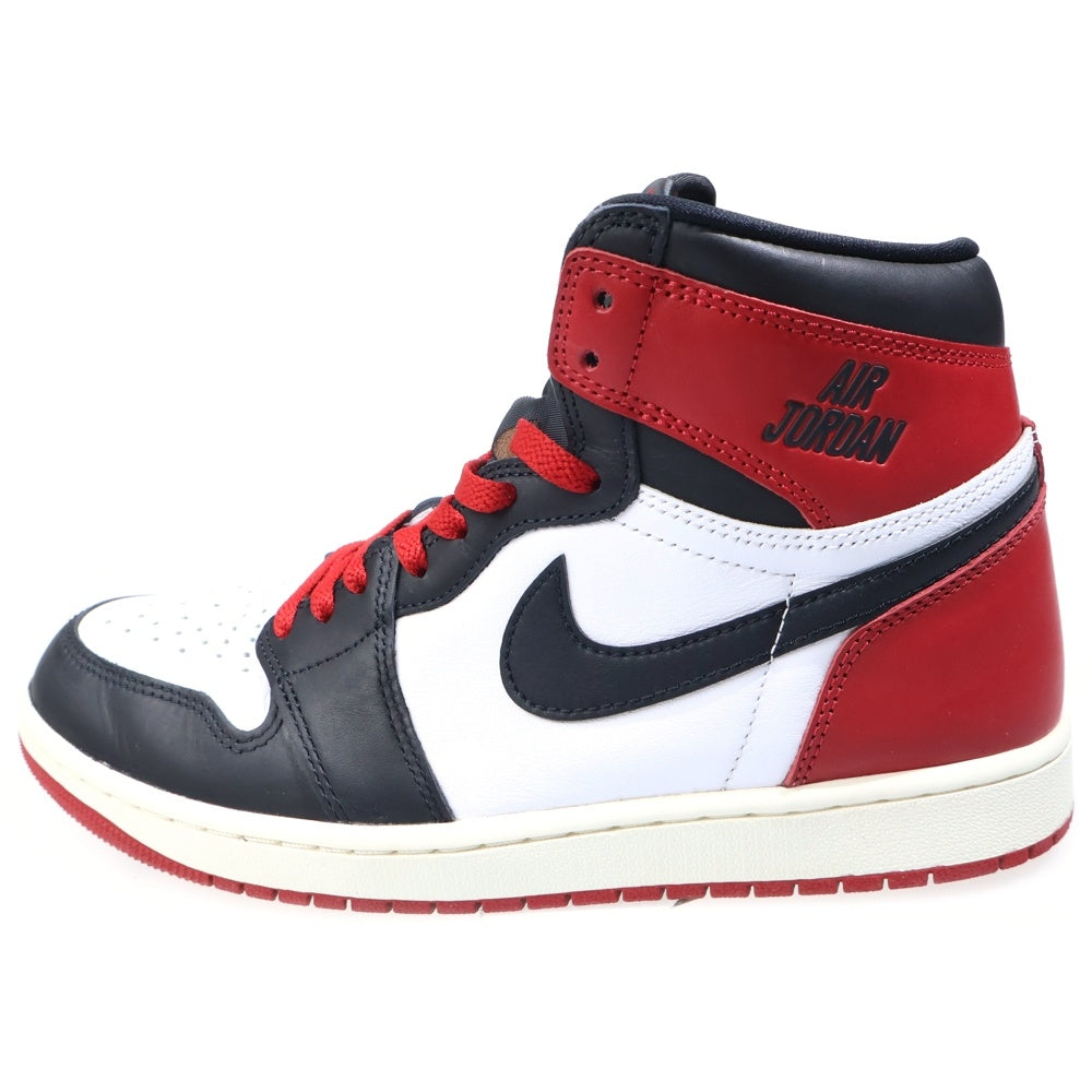 NIKE(ナイキ) AIR JORDAN 1 RETRO HIGH OG BLACK TOE REIMAGINED エアジョーダン1 レトロ OG ブラックトゥリイマジンド ハイカットスニーカー US9.5/27.5cm DZ5485-106