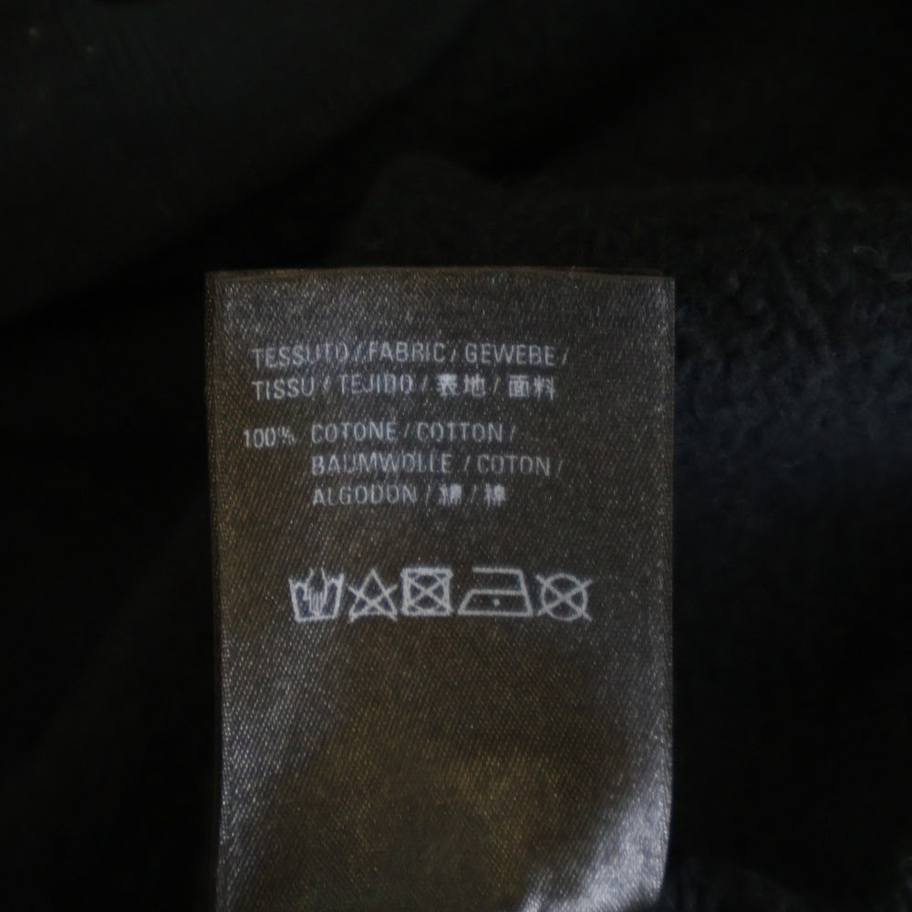 BALENCIAGA(バレンシアガ) 21SS Defile Oversize Hoodie ロゴプリント オーバーサイズドフーディ プルオーバースウェットパーカー ブラック 641679 TJVE5