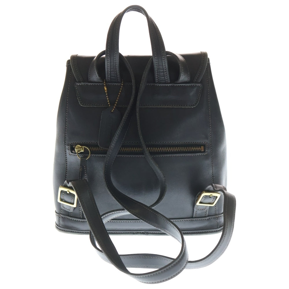 COACH(コーチ) レザーリュックサック ショルダーバック ブラック 9315