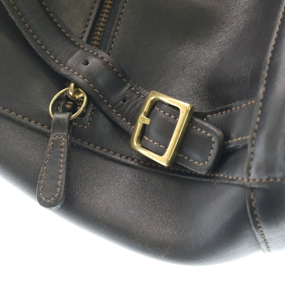 COACH(コーチ) レザーリュックサック ショルダーバック ブラック 9315