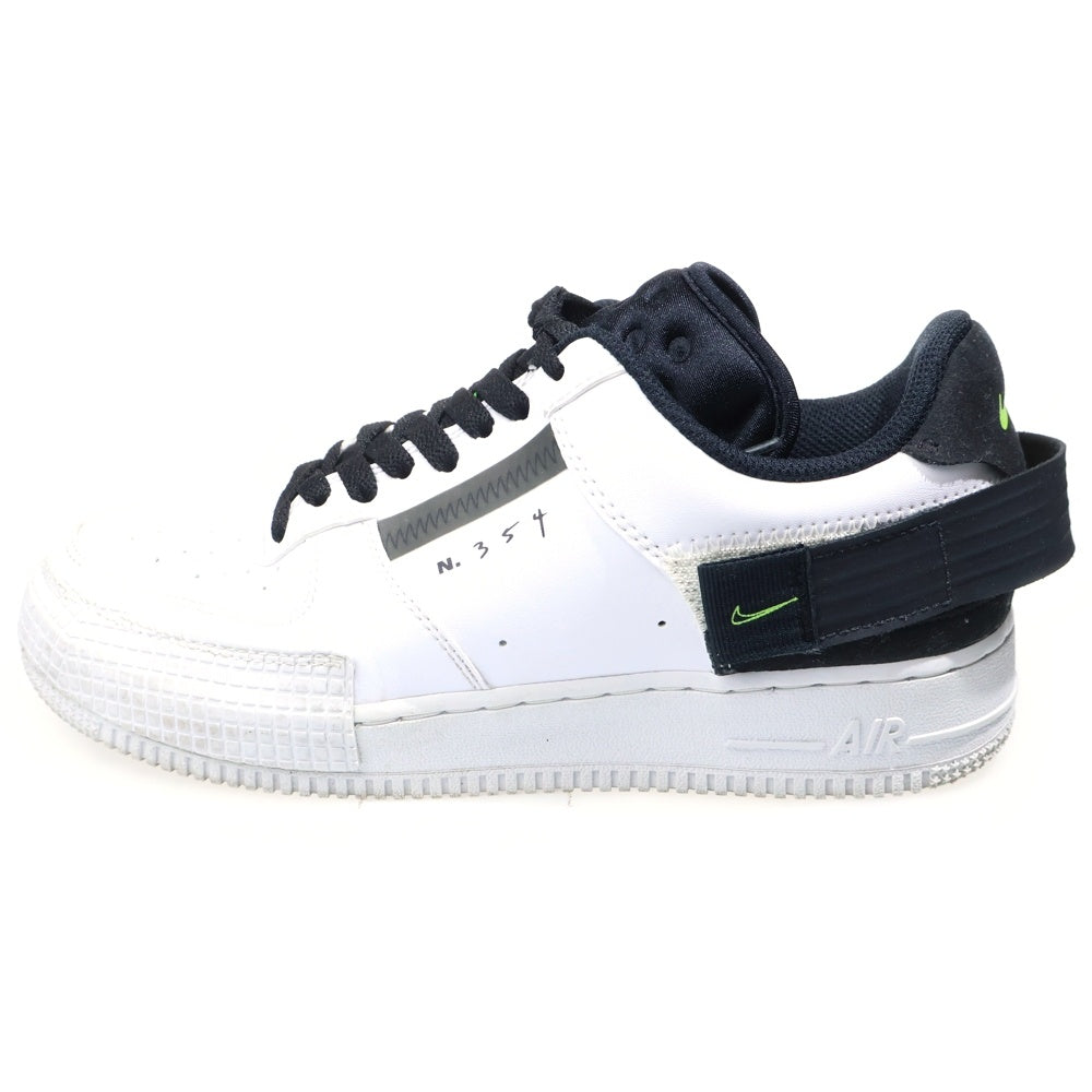 NIKE(ナイキ) AIR FORCE1 TYPE エアフォース1タイプ ローカットスニーカー US7.5/25.5cm ホワイト AT7859-101