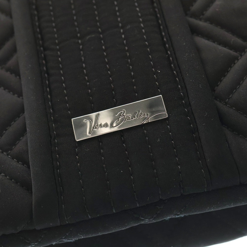 NO BRAND(ノーブランド) VERA BRADLAY ベラブラッドリー がま口 キルティングハンドバッグ ブラック レディース