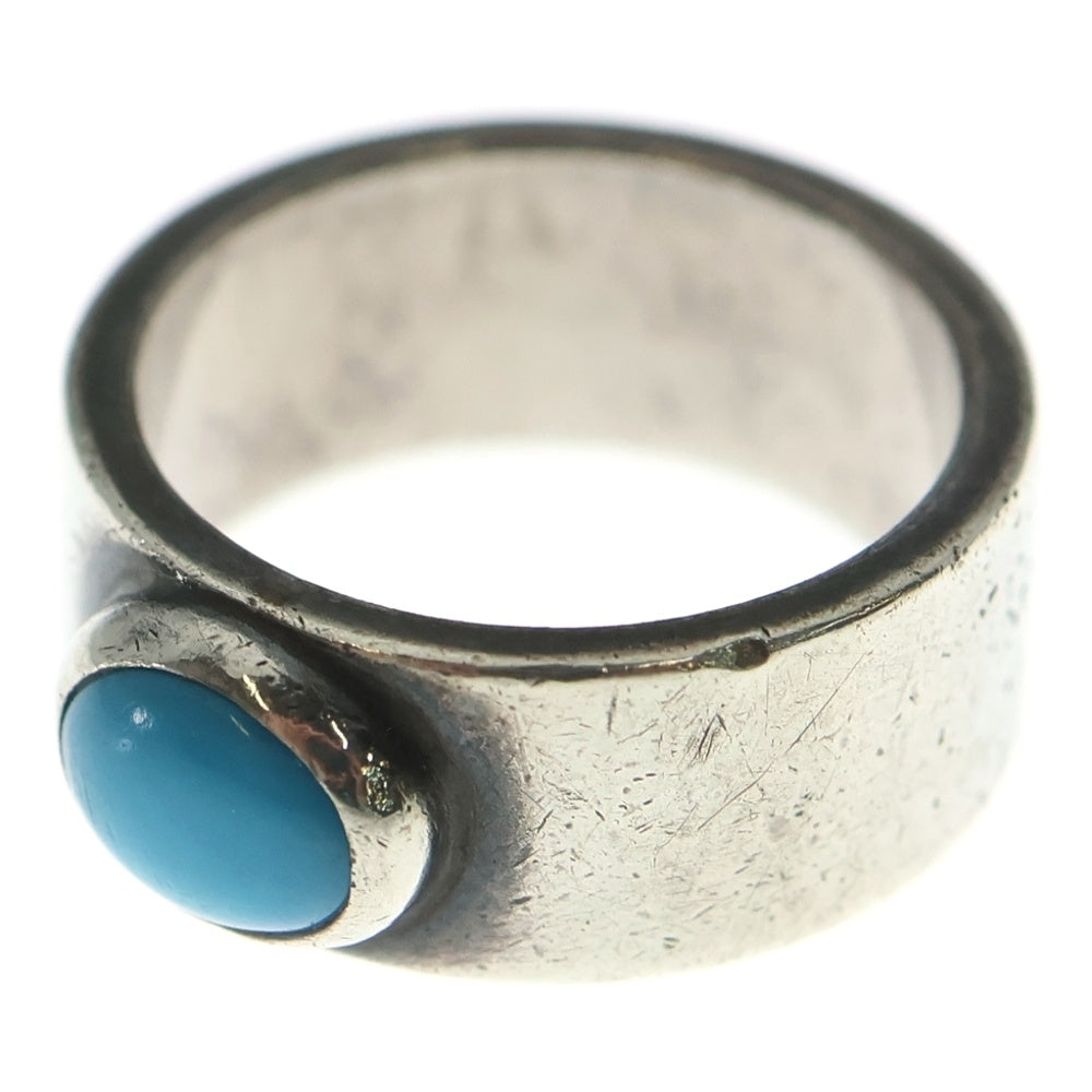 goro's(ゴローズ) ターコイズ平打ちリング シルバー/ゴールド BGA126