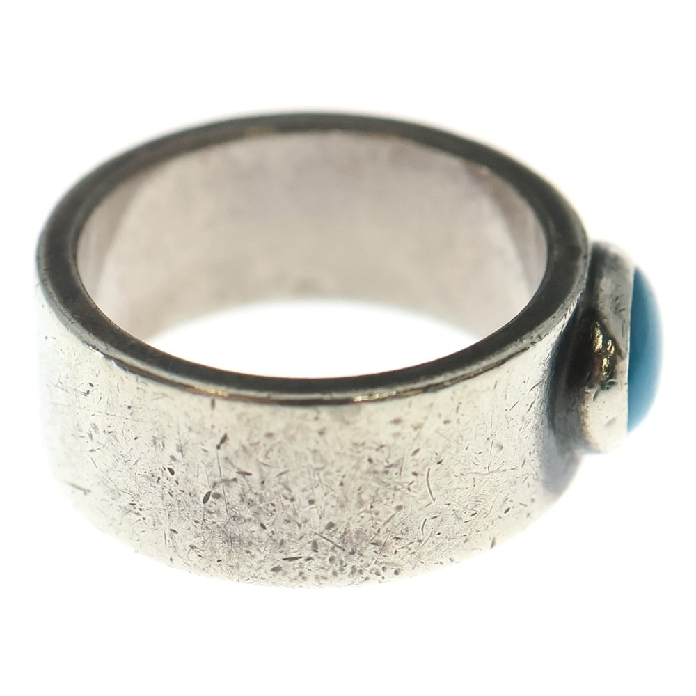 goro's(ゴローズ) ターコイズ平打ちリング シルバー/ゴールド BGA126