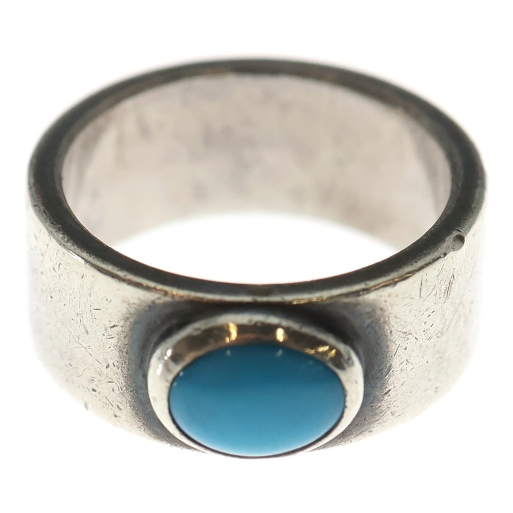 goro's(ゴローズ) ターコイズ平打ちリング シルバー/ゴールド BGA126