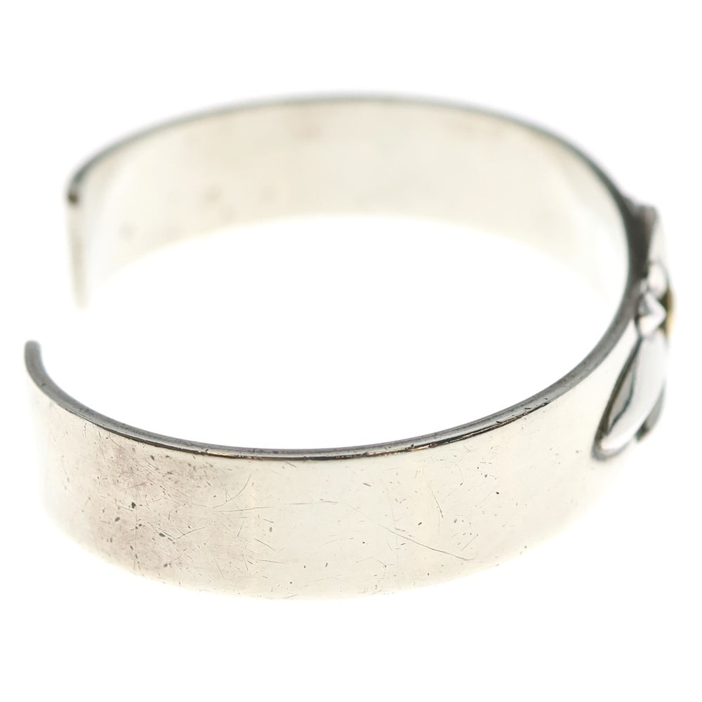 goro's(ゴローズ) GC-24付き平打ちバングル シルバー/ゴールド BGA112