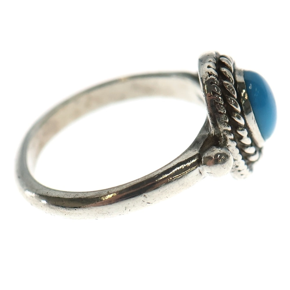 goro's(ゴローズ) 銀縄ターコイズピンキーリング シルバー/ゴールド BGA149